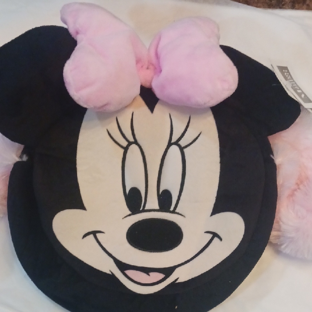 Minnie Mouse Plush Purse with Pink Bow